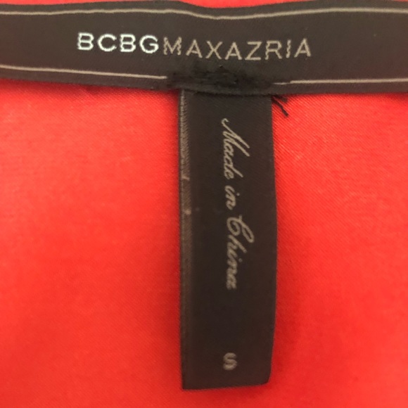 BGBGMaxazria Red Cocktail Dress. Item# 0078 - Picture 8 of 8